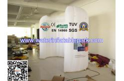 China White Inflatable Office Tent / Air Wall For Advertising , Custom Printed supplier