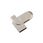 Waterproof Metal USB PD Flash Drive With Silver USB 2.0 USB 3.0 And Type C for sale