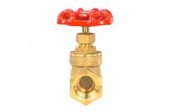 China BSPT Thread Brass Gate Valve With Manual Handle Knife Valve supplier