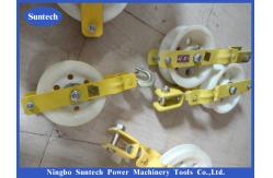 China MC Nylon Single Sheave Stringing Tools Conductor Stringing Pulley Block supplier