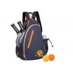 Orange Pickleball Racket Bag Anti Theft Crossbody Sling Bag Waterproof With Fence Hook for sale