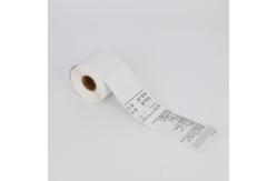 China 2 Inch 65gsm Thermal Transfer Printing Sticker Paper Roll Labels supplier