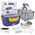 304 Stainless Steel Heated Lunch Box 1.5L Capacity For Busy Professionals / Safe Cleaning for sale