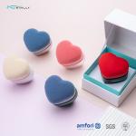 Heart Shape Aluminum Ferrule Individual Makeup Brushes for sale