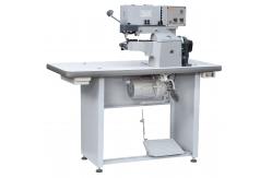 China 220v 50hz Semi Automatic Leather Edge Folding Machine With Gluing 1.1kw supplier