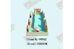 China The Seven Dwarfs And Snow White Inflatable Slide For Childrens supplier