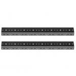 Steel Rack Rail for Mounting Audio Home Theatre Recording Studio Finish Powder Black for sale