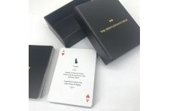 China Custom Printed Waterproof Plastic Poker Cards With Rigid 2PCS Box 63x88mm supplier