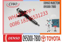 China 095000-7800 For TOYOTA  Diesel Fuel Injector  23670-30310 23670-39285 supplier