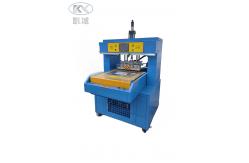 China PLC 3D Fabric Embossing Machine Touchscreen Silicone Label Machine supplier