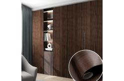 China Moisture Proof Faux Wood Grain Wallpaper 100m Peel And Stick Removable Wallpaper supplier