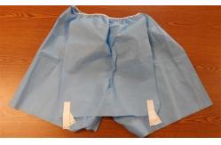 China Soft Nonwoven Colonoscopy Disposable Patient Exam Gowns With Hook And Loop supplier