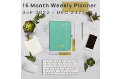 China OEM ODM Green Weekly And Monthly Planner 2023 2023 Medium Size supplier