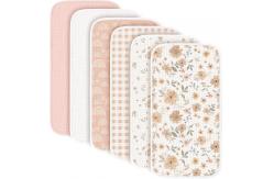 China Large 100% Cotton Muslin Burp Cloths Comfortable For Newborns supplier