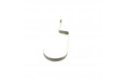 China Small White Metal S Hooks For Hanging Plants Hangers Plastic Cap Coated supplier