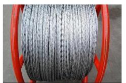 China 6 Squares Anti Twisting Braided Steel Wire Rope Transmission Line Stringing Tools supplier