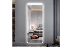 China Rectangular Bathroom Hardware Sets , Illuminated Full Body LED Dressing Mirror supplier