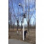 3m 4m 5m Galvanized Steel Pole With Traffic Signal Solar Monitoring CCTV Camera for sale