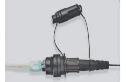 China Black Ip Protected Fiber Opticial Connectors Mpo Both Side 2f  G657a2 supplier