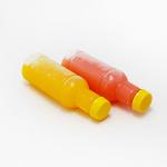 Transparent Beverage Plastic Juice Bottle 250ml with Screw Cover for sale