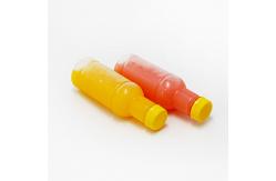 China Transparent Beverage Plastic Juice Bottle 250ml with Screw Cover supplier