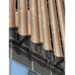 Concrete Cover Lightweight Aluminium Roof Tiles Seamless Metal Strip Ceiling