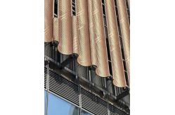 China Concrete Cover Lightweight Aluminium Roof Tiles Seamless Metal Strip Ceiling supplier