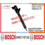 BOSCH Common Rail fuel Injector 0445110126 0986435174 33800-27900 33800-27000 33800-21900 for KIA/HYUNDAI 2.0CRDi/1.5CRD for sale