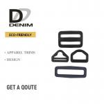 Polyacetal Loop & Buckle For Garment Standard Multi - Purpose 3 - Bar Adjuster