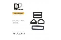 China Polyacetal Loop & Buckle For Garment Standard Multi - Purpose 3 - Bar Adjuster supplier