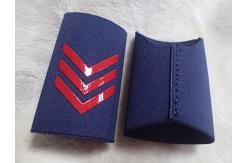 China Shine And Soft Silicone Rubber Labels Printed On Military Clothing Shoulders supplier