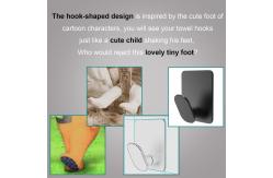 China Customized Humanized Design Adhesive Hooks for Kitchen, Bathroom and Bedroom supplier