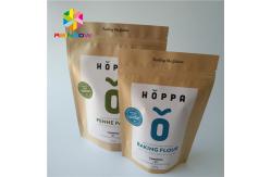 China Custom Printed k Food Stand Up Pouch Packing Bag Kraft Paper Matte Surface supplier