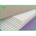 90 - 94% Brightnes Duplex Grey Board Paper White Back Recycled Pulp for sale