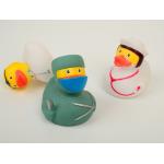Vinyl Nurse Doctor Ruber Duck Mini Size 7.5cm Height Harmless For Bath Tub for sale