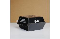 China Burger Box Customization Disposable Fast Food Waiver Packaging Paper Box supplier