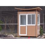 Unique Design 20 Year Lifetime Stainless Steel Prefab Guard Booth Round / Square