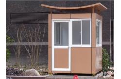 China Unique Design 20 Year Lifetime Stainless Steel Prefab Guard Booth Round / Square supplier