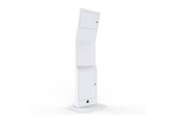 China 12.9 SPCC Floor Standing LCD Kiosk PC Stand Rotating Enclosure supplier
