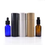 Cosmetic Packaging 10ml 15ml 20ml 30ml 50ml 100ml Recycled Kraft Cardboard White Brown Black Paper Tube for sale