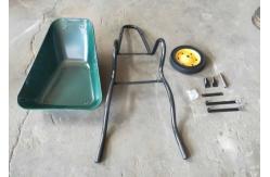 China CE Certification Garden Machine Tools 0.6mm 5 Cuft Steel Wheel Barrow supplier
