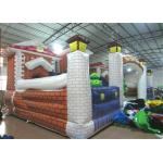 Commercial Children Custom Made Inflatables Snowman Safe Nontoxic 10 X 6m Waterproof