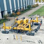 Road Construction Slip Form Machine Paver Paving Speed 0-6 M/Min For Versatile Paving for sale