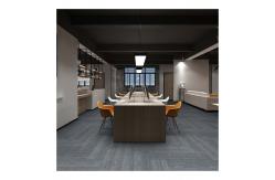 China Rectangle Nylon Carpet Tiles Modular Mat Indoor Use Only PVC Back supplier