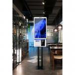 1920*1080P Resolution Indoor Restaurant Ordering Kiosk with Capacitive Touch Screen