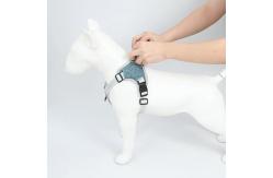 China Adjustable Pet Harness Leash Large Cats Soft Kittens Vest With Reflective Strip supplier