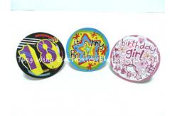 China Delicate Festival Flashing LED Module Sticker 80GSM WCA EMC Musical LED Badge supplier