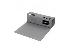China Gifts Pu Leather Folding Rechargeable Multifunction Mouse Pad Wireless Charging supplier