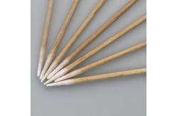 China Biodegradable Wooden Stick Mini Pointed Cotton Swab For Industrial Use supplier