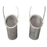 OEM ODM SS Filter Mesh 20mm Round Hole Perforated Filter Tube With Handle for sale